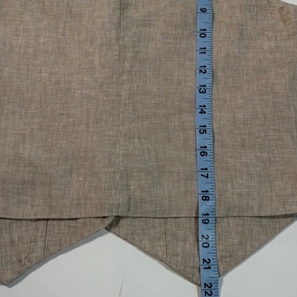 Quince Linen Vest and Pants Set Beige Medium Minimalist Old Money Quiet Luxury